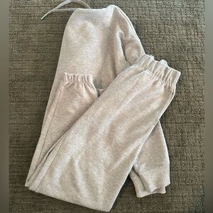 H&M heathered brown sweat set